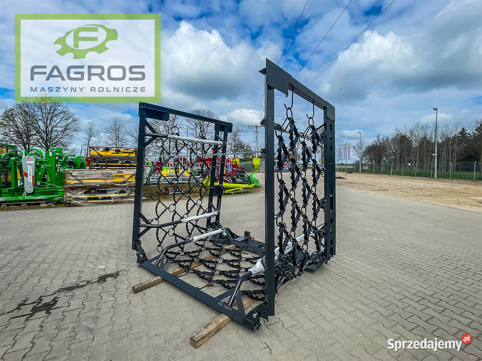 Nowa Włóka ŁĄKOWA polowa brona hydrauliczna RATY Czarnków
