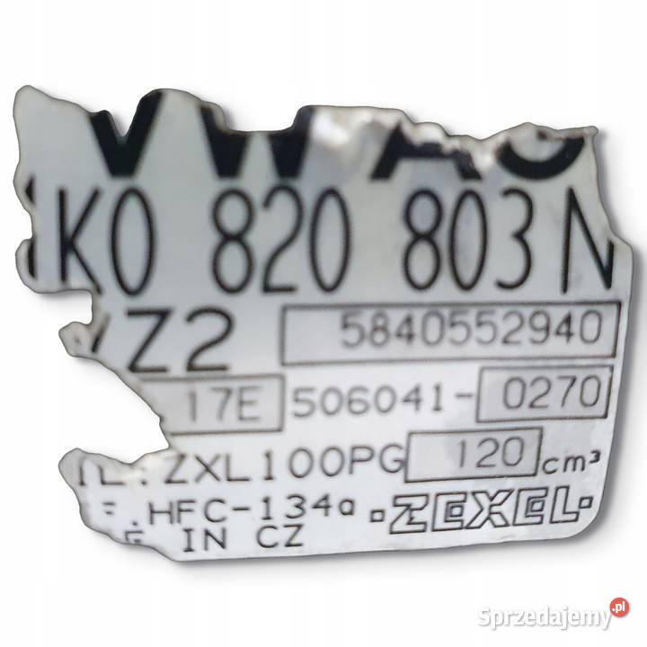 SPRĘŻARKA KLIMATYZACJI VW Golf V Passat B6 19 Chełm