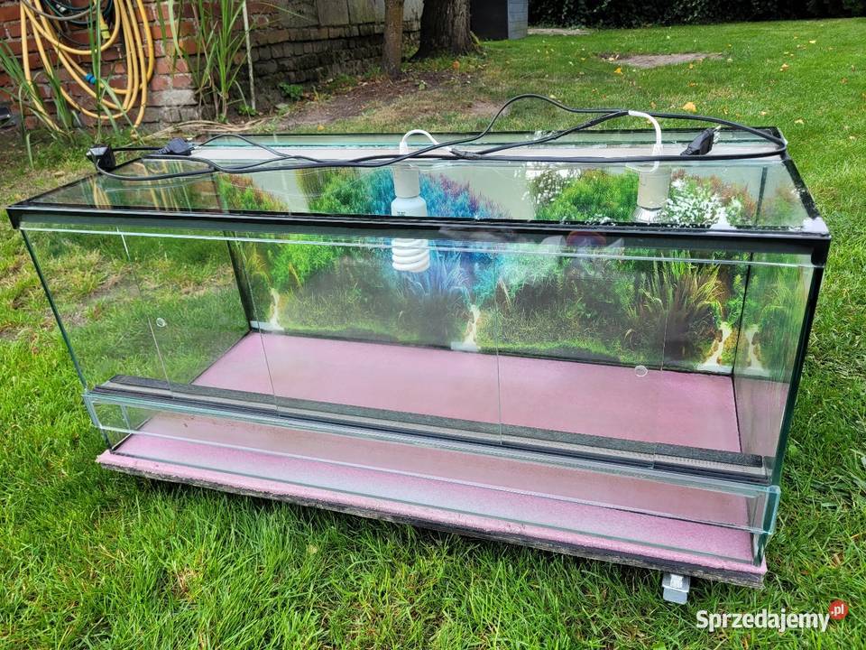 Terrarium szklane 90x40x40