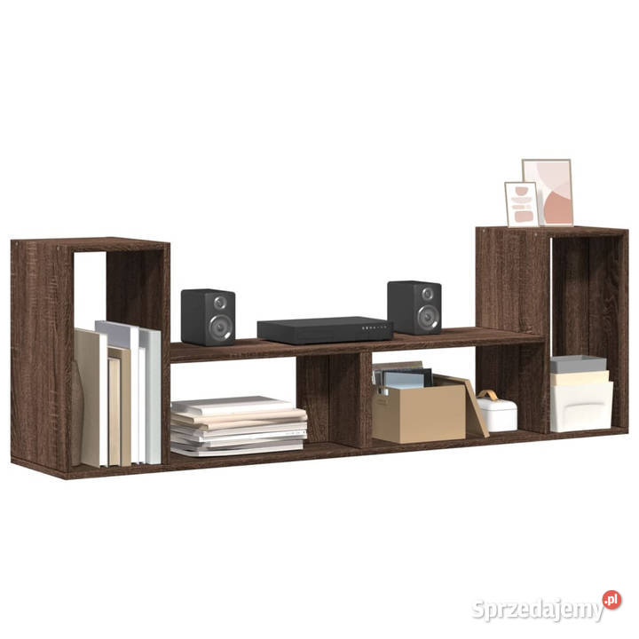 Szafki pod telewizor 2 brązowy dąb 75x30x50 Warszawa