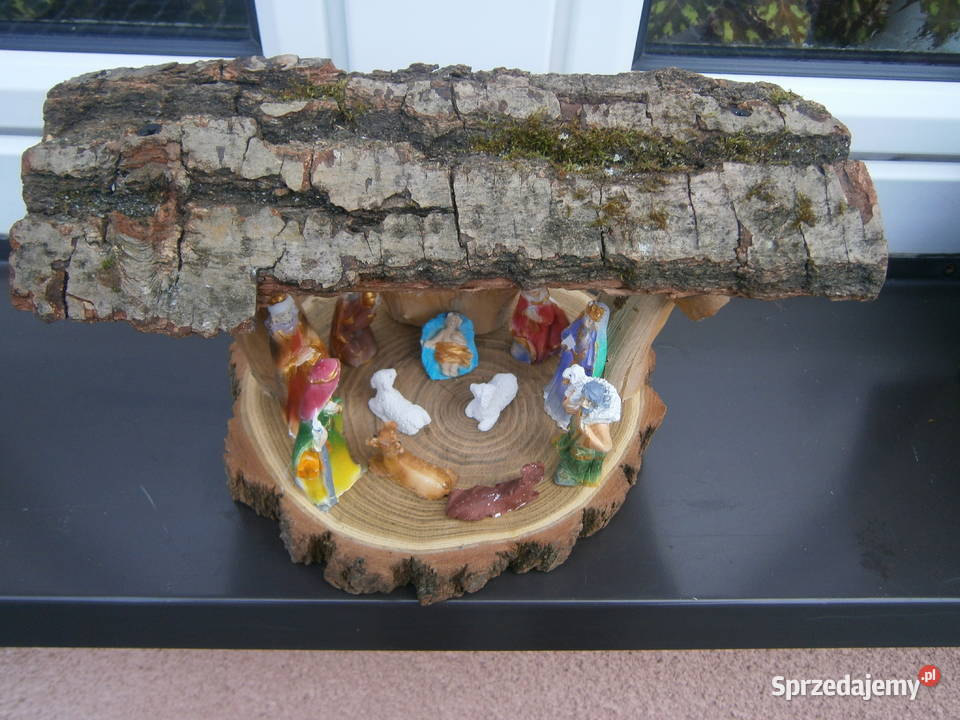 drewniana Szopka Bożonarodzeniowa drewniana Siedlce