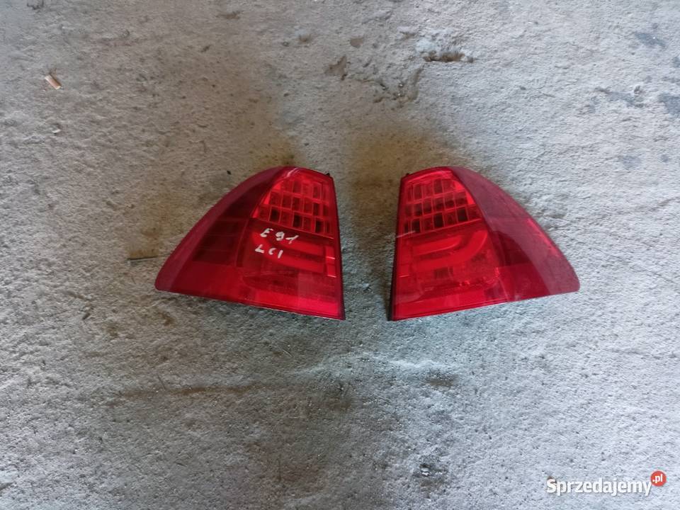 BMW SERIA 3 E91 LAMPY TYŁ W BŁOTNIK LCI KOMPLET Mietków sprzedam