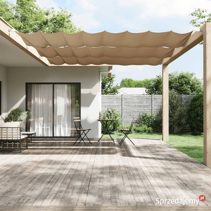Markiza pionowa kolor taupe 140x420 tkanina