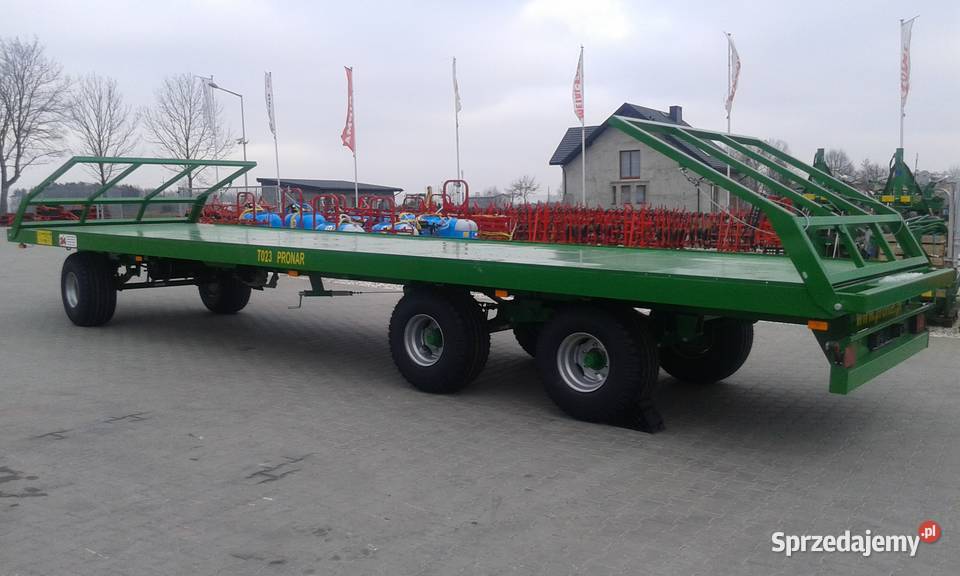 Przyczepa belowa do bel Pronar T023 11,4t Metal Fach 9t