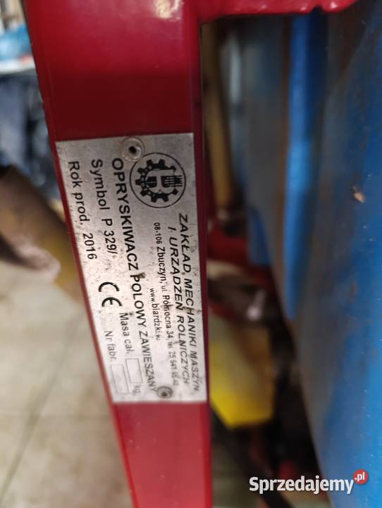 Opryskiwacz zawieszany polowy p3292 2016 400l Żarki Średnie