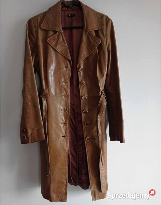Skórzany płaszcz Orsay M sprzedam