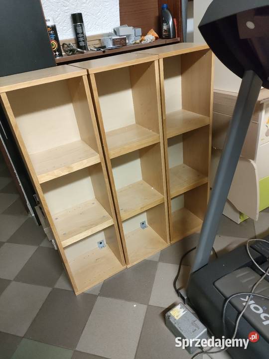 Półki Ikea okleina naturalna Skrzynki sprzedam