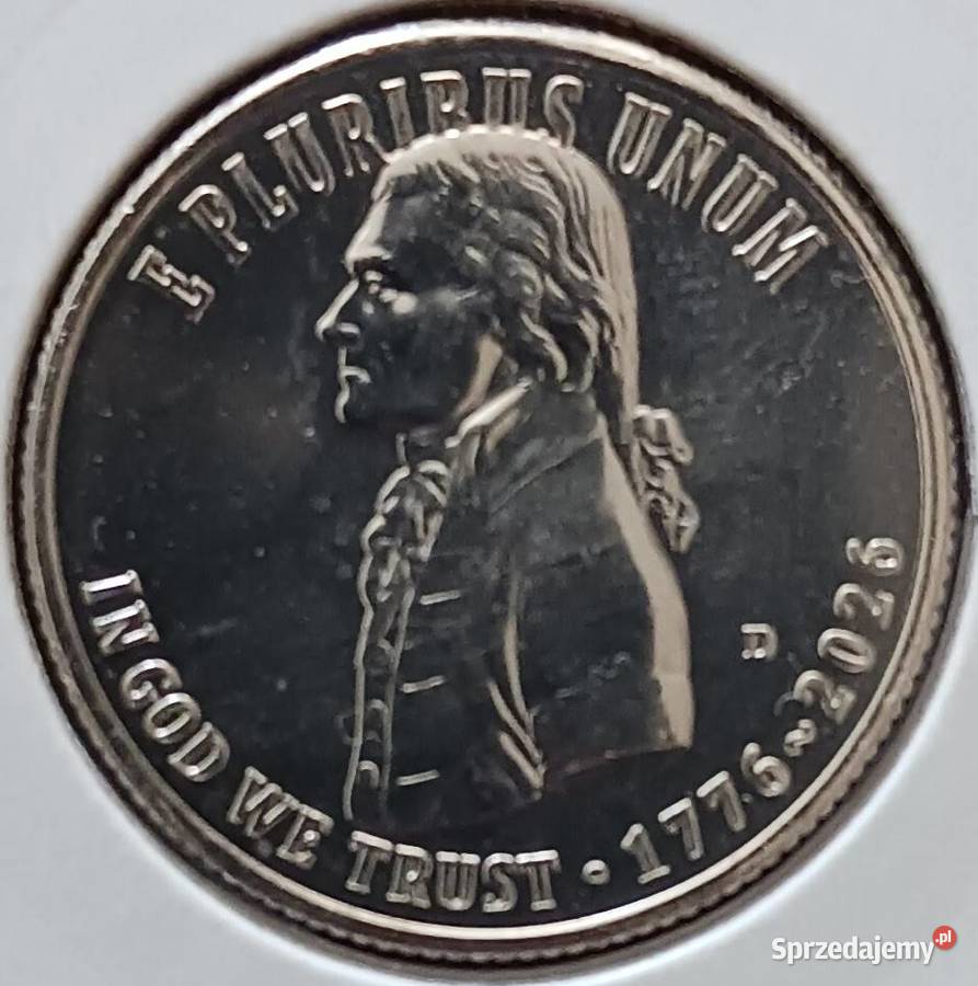 25 centów USA 2026 r 250 r Powstania USA dzwon Konin
