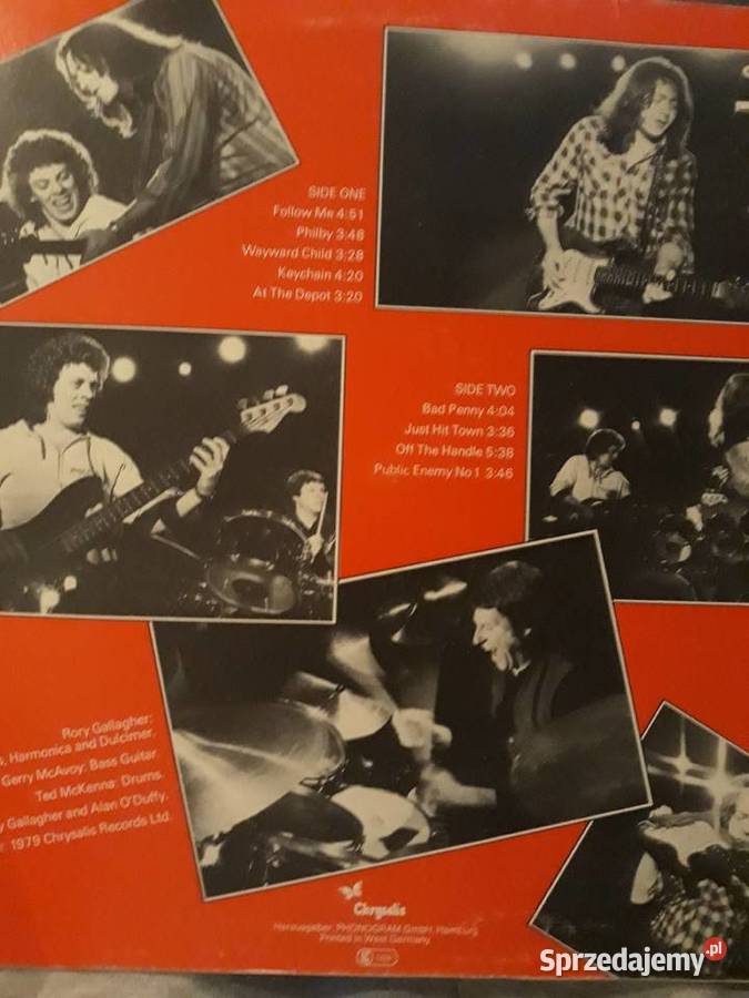 RORY GALAGHER Top Priority Chrysalis 1979 Płyty i kasety Rzeszów