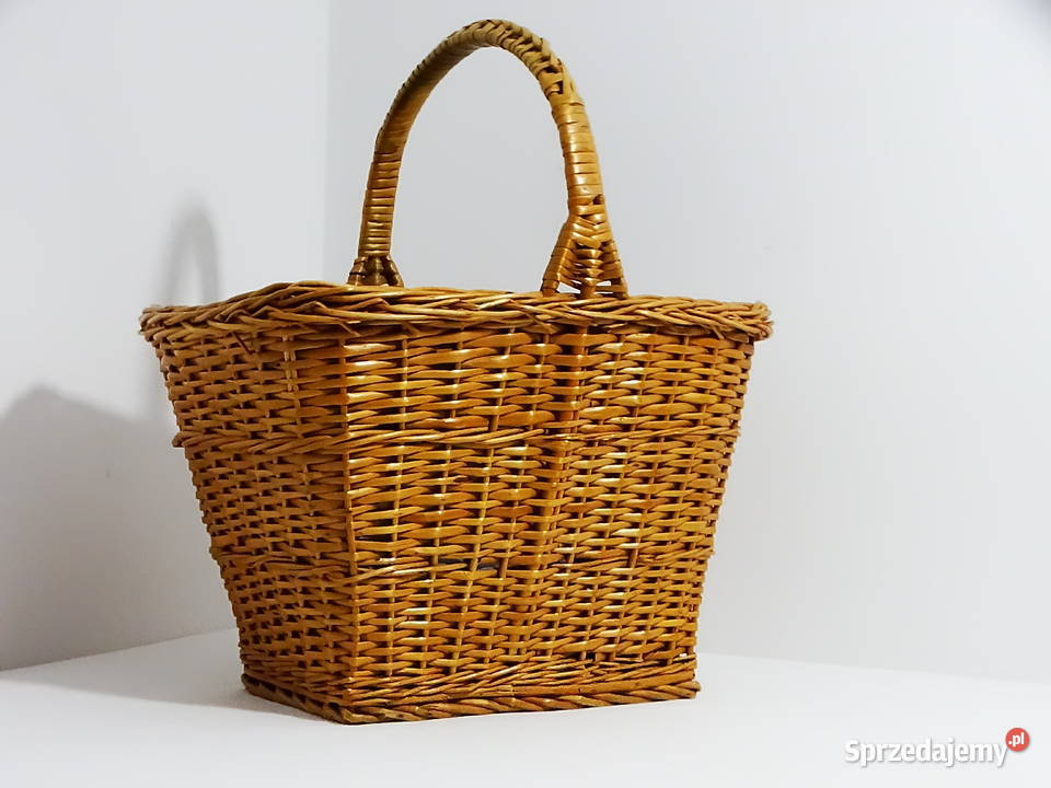 Koszyk wiklinowy z podszewką 40262445 Pozostałe Biłgoraj