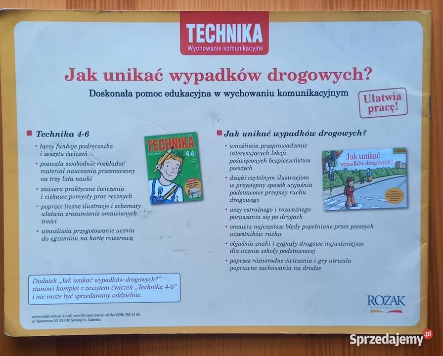 unikać wypadków drogowych zeszyt ćwiczeń Małkinia Górna sprzedam