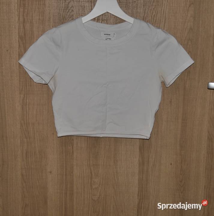 Reserved fajna krótka dopasowana bluzka 36 S Bluzki i koszule Wrocław sprzedam