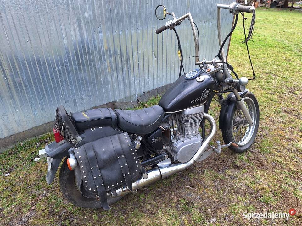 Suzuki LS 650 Savage części błotnik kierownica