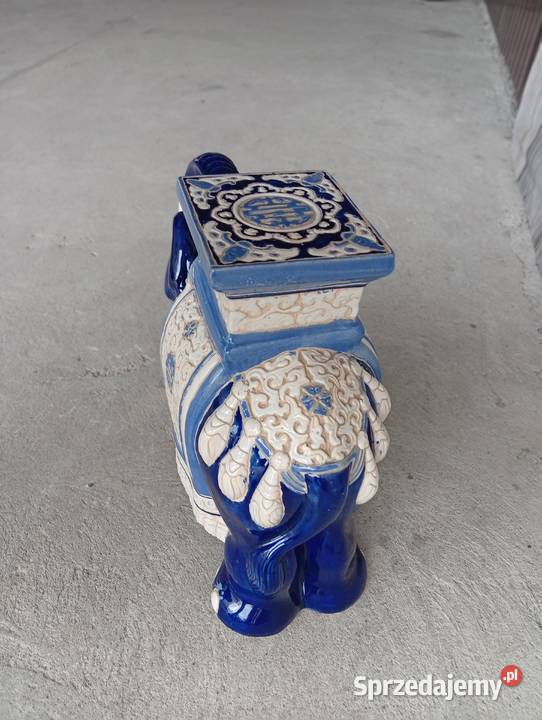 kwietnik duży słoń ceramiczny 570 Byczyna