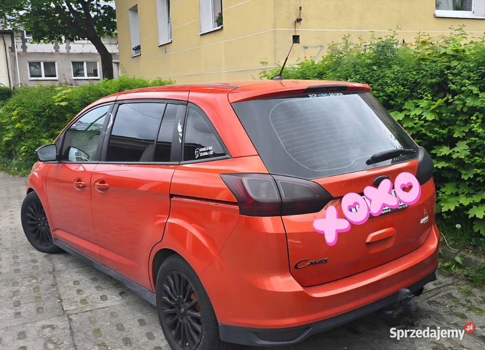 Ford cmax doinwestowany pomarańczowy