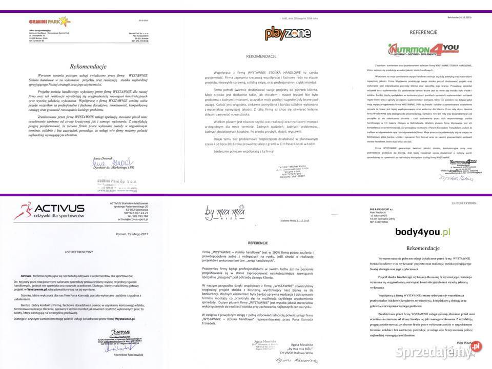 StoiskaHandlowe PRODUCENT POLSKA Wyposażenie firm Warszawa wyposażenie