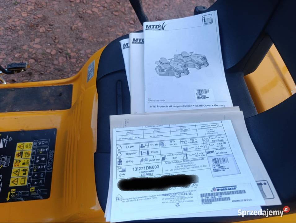 Traktorek kosiarka cub cadett Lt2 Traktorki Bydgoszcz