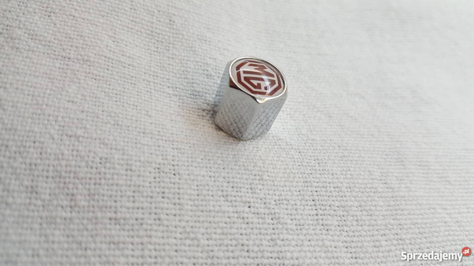 MG NAKRĘTKIKAPTURKI NA WENTYLE CHROM METALOWE