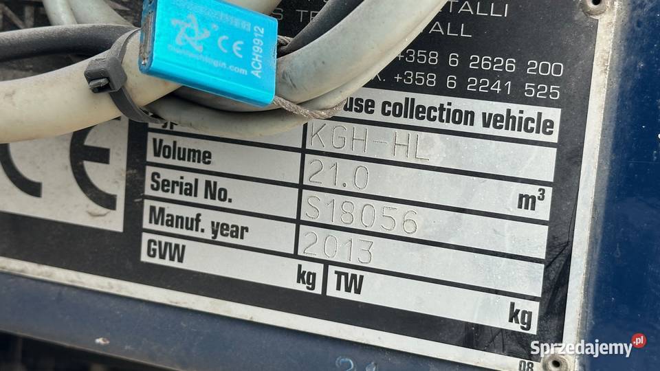 Mercedes Econic śmieciara trzyosiowa NTM 20m3 świętokrzyskie Nowiny sprzedam