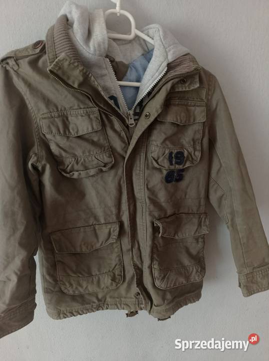 Kurtka militarna Tommy hilfiger 140 zielony