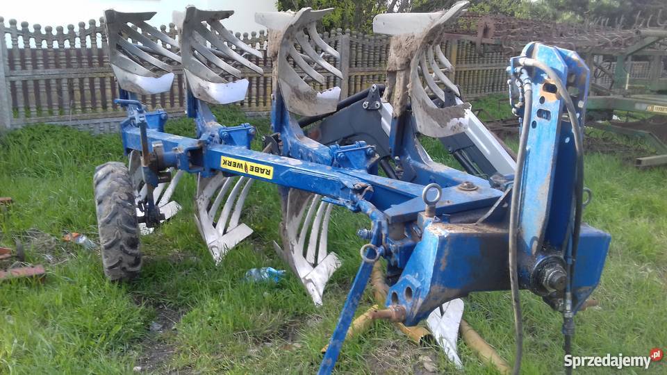 Pług obrotowy rabe werk 4 skiby nonstop wielkopolskie