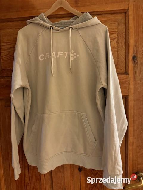 Bluza męska jasnoszara z kapturem M Carry Odzież codzienna