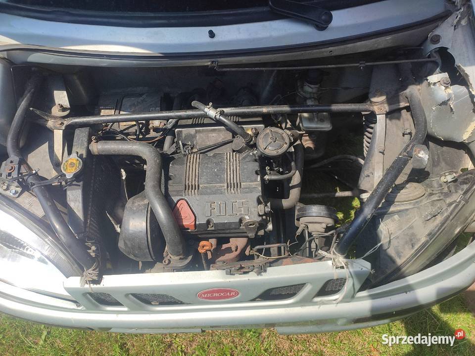 Microcar virgo 3 diesel uszkodzony silnik pali 5KM Przytyk