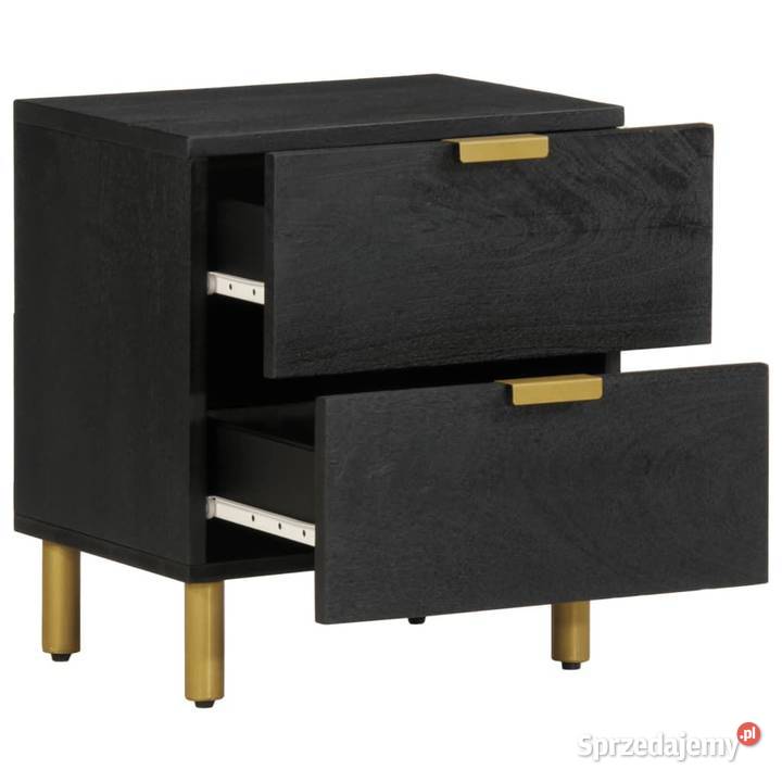 vidaXL Szafka nocna czarna 40x33x46 SKU4017646 Warszawa