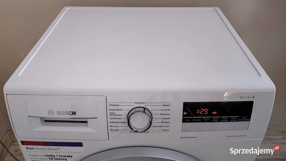 Pralka Bosch wsad 8 1400 obrskracanie programów Lipno