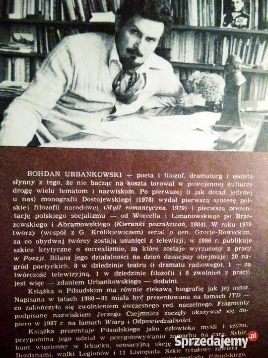 Filozofia czynu o Piłsudskim książka pierwsze Antykwariat mazowieckie Warszawa
