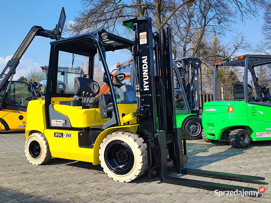 wózek widłowy Hyundai 35L7A duplex hilo 33 m LPG Kęty sprzedam