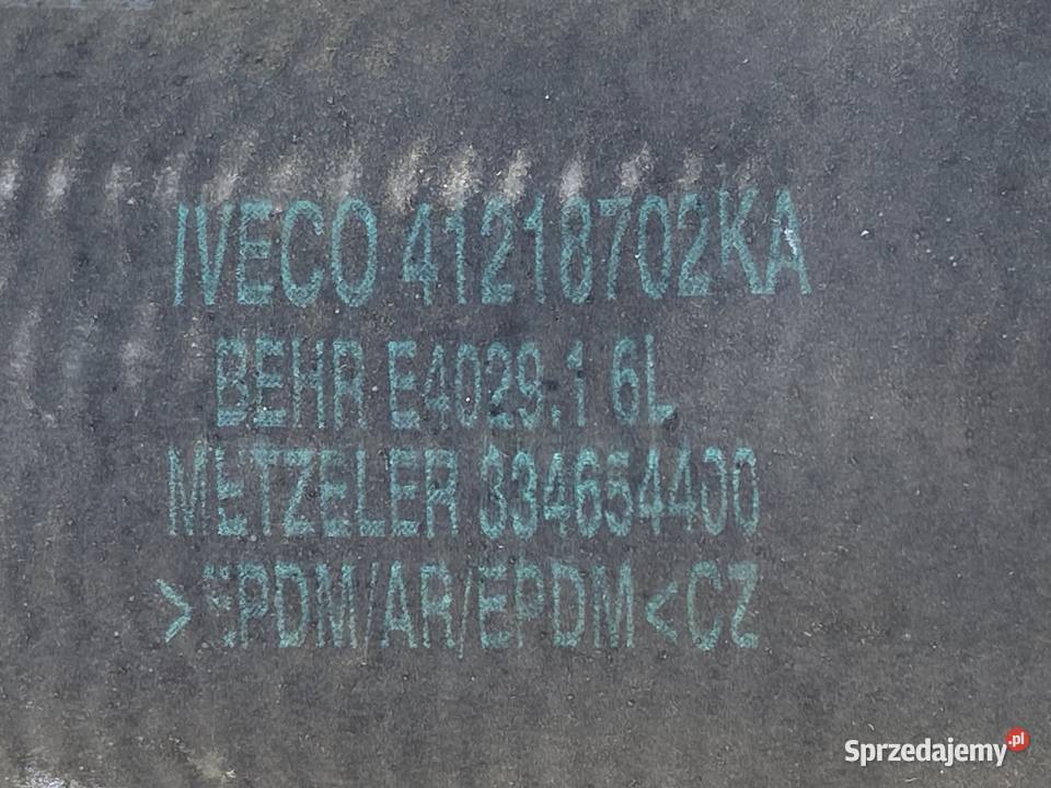 Przewód Chłodnicy Iveco Stralis Trakker 41218702 Układ chłodzenia sprzedam