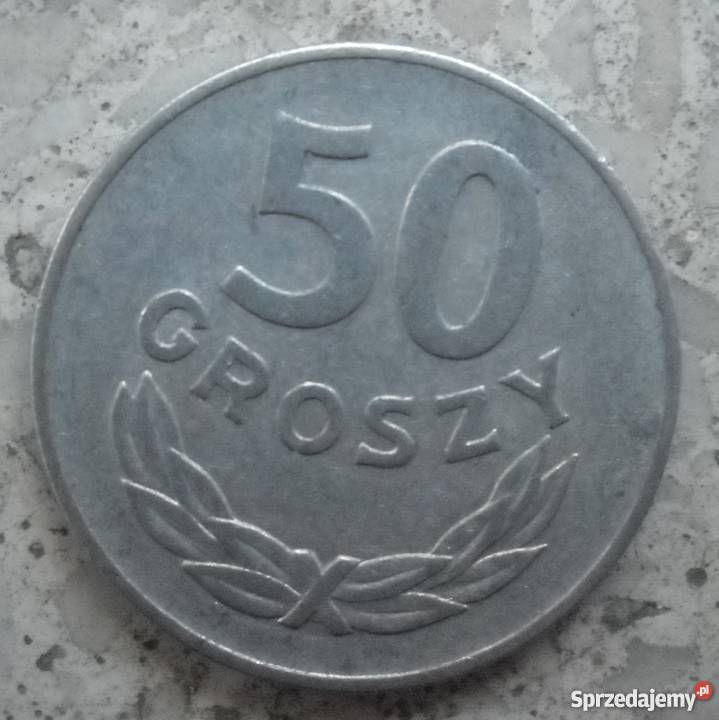 POLSKA50 GROSZY1976 r bzAL Numizmatyka mazowieckie