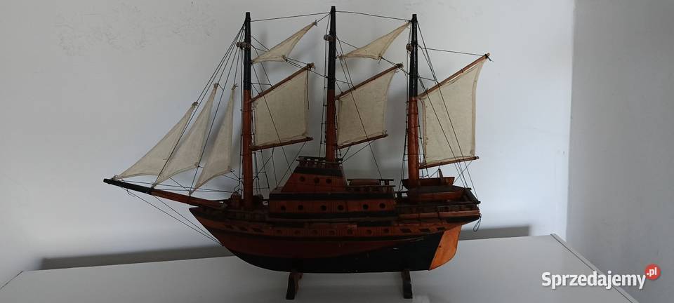 Replika historycznego statku GALEON Rękodzieło Tarnów