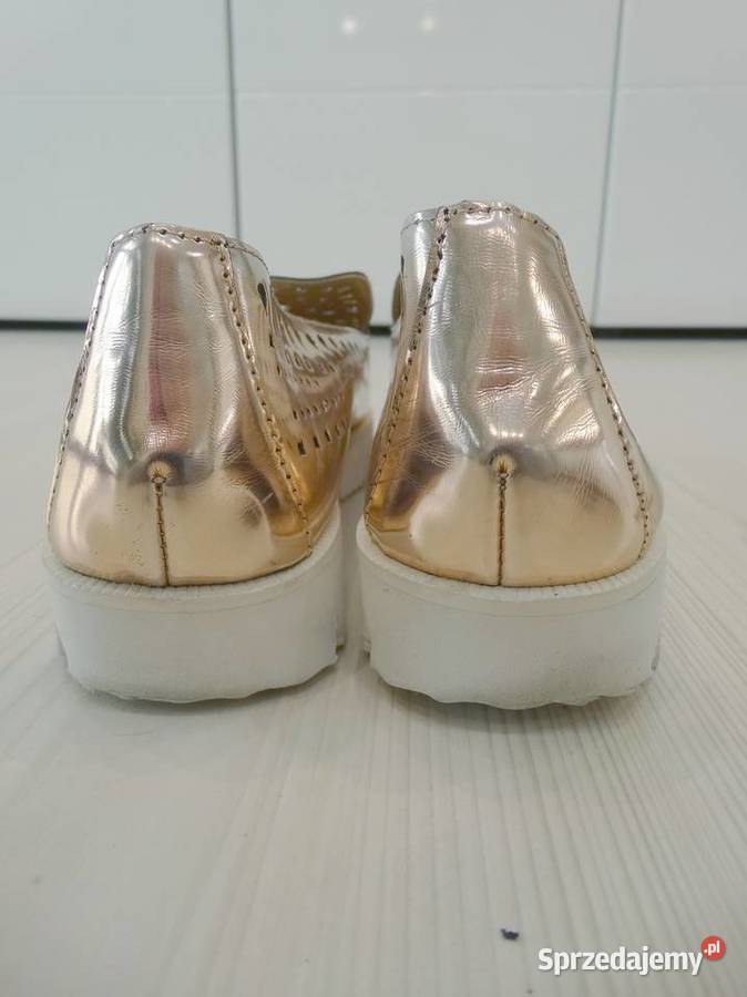 Buty Damskie Półbuty Lordsy Loafersy Marka Łomża