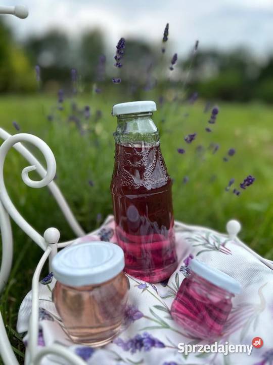 Lawendowy Syrop 100 naturalny wyrób własny Piotrków Trybunalski