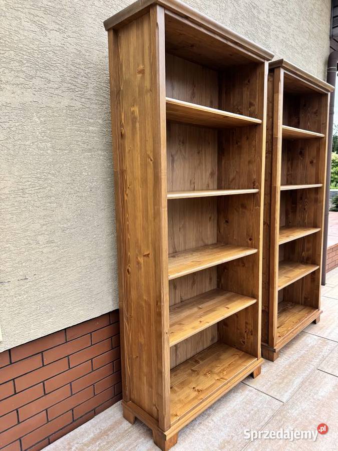 Regał na książki biblioteczka szafa sosnowa mazowieckie Sulbiny