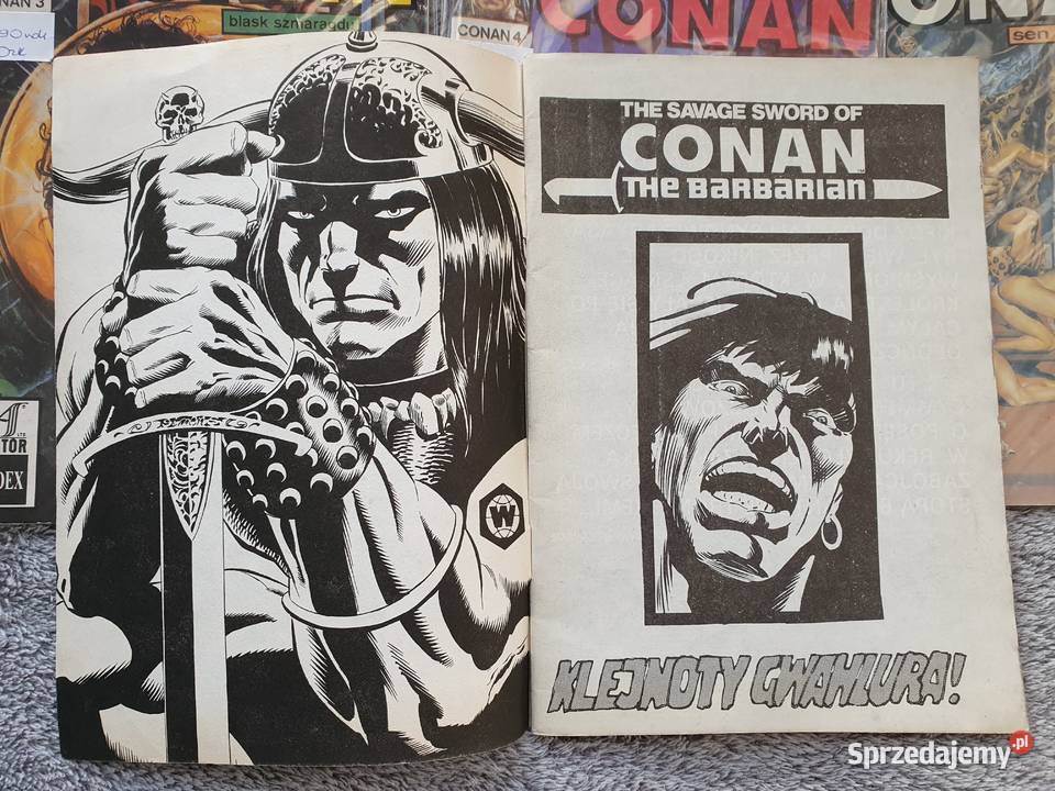 Conan Saga 4 komiksy AS Editor pierwsze wydania czarno-biały  Gdynia sprzedam