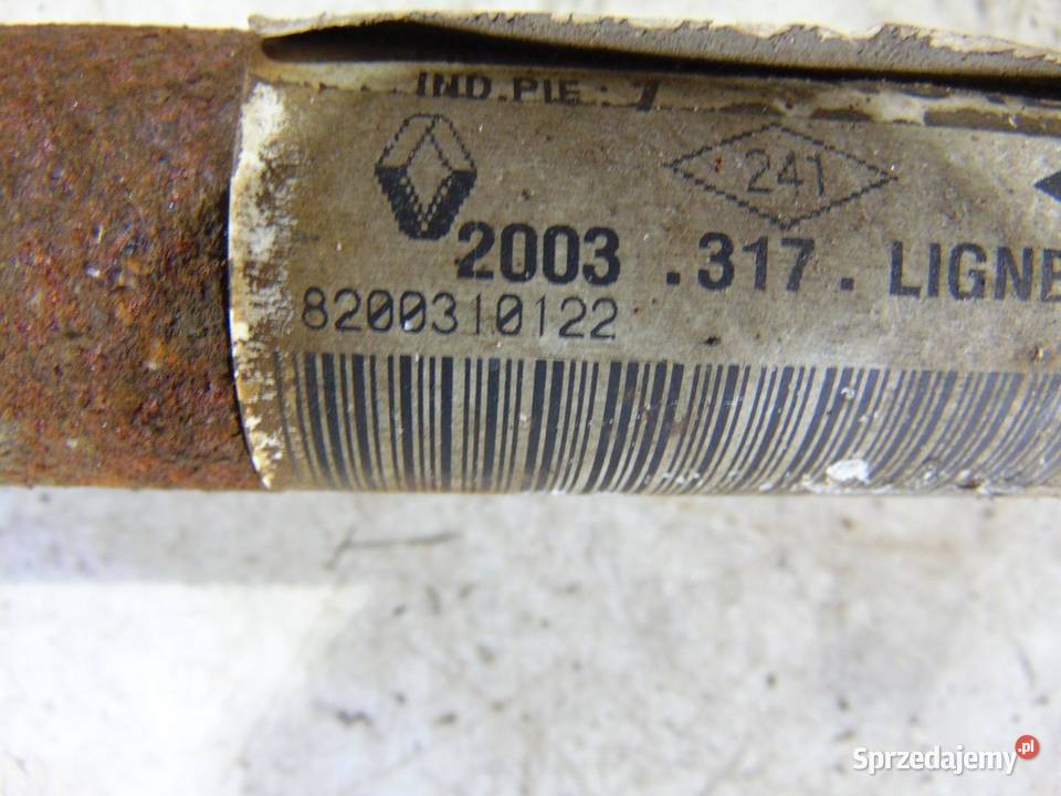 PÓŁOŚ LEWA RENAULT SCENIC II 16 8200310122 wielkopolskie