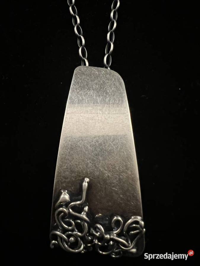 Srebrny autorski wisior z łańcuchem srebro 92t srebro Warszawa