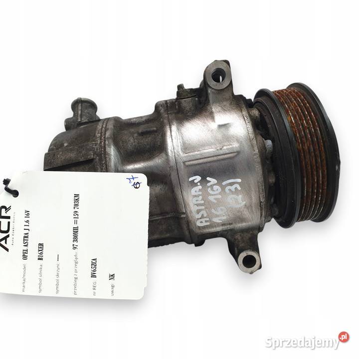 SPRĘŻARKA KLIMATYZACJI Opel Astra J 16 Sanden