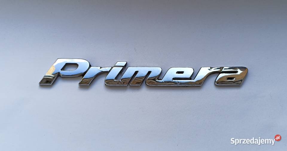 Napis emblemat Nissan Primera P11 9902r kujawsko-pomorskie Lipno