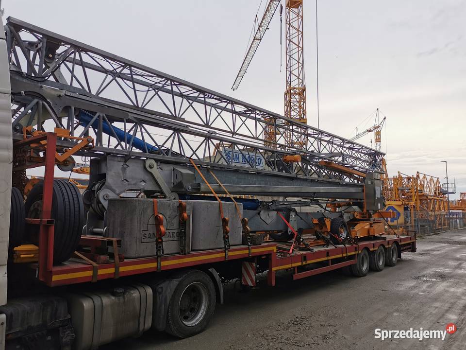 Żuraw Dźwig hydrauliczny San marco 35m wysięg dolnośląskie