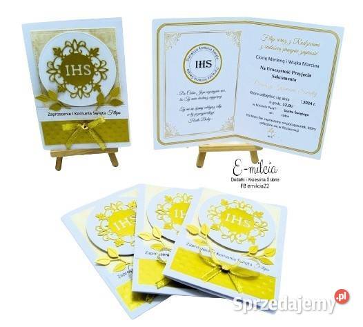 Zaproszenia z okazji I Komunii Św