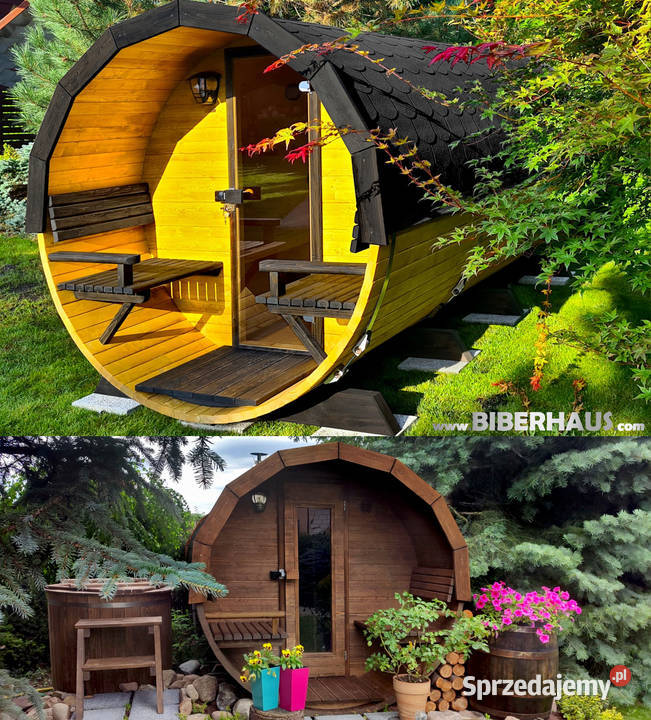 SAUNA Ogrodowa 400 Okno 50 PRZEBIERALNIA