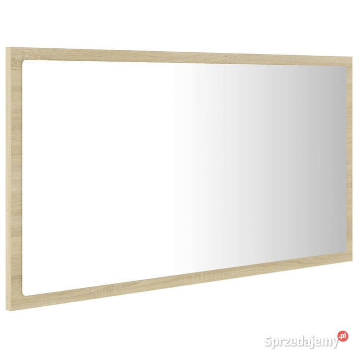 Lustro łazienkowe LED kolor dąb sonoma 80x85x37 Warszawa