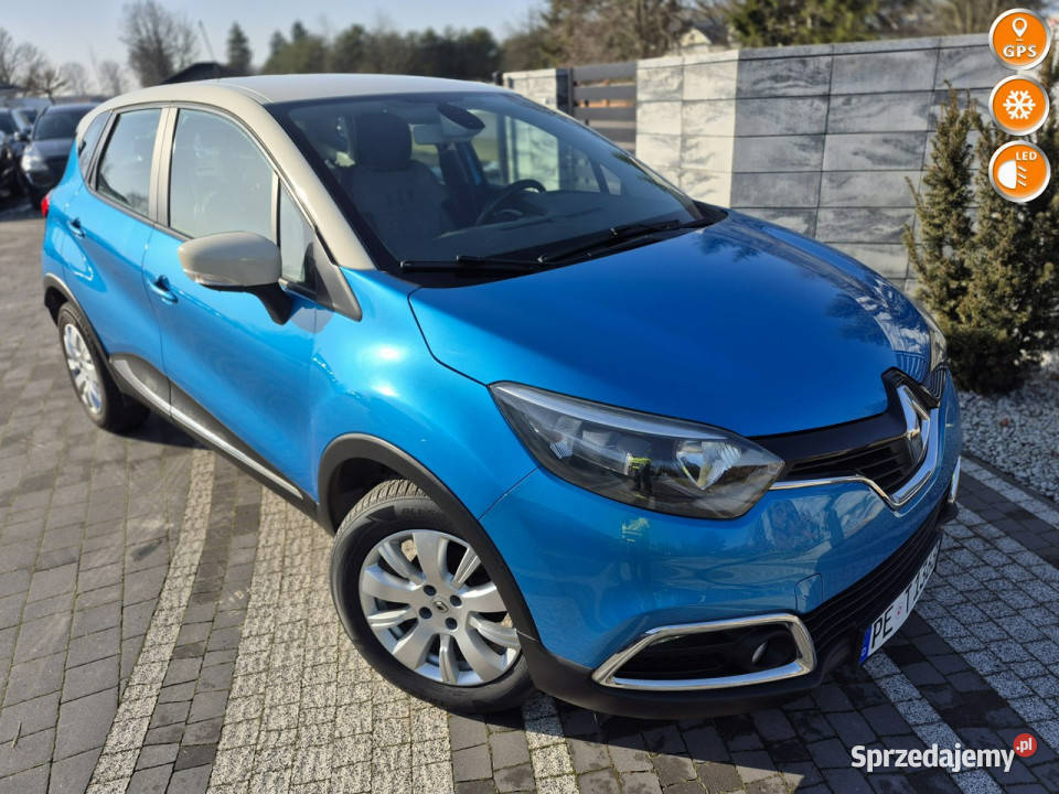Renault Captur klimatyzacja bezwypadkowy Nowy lakier metallic Drelów