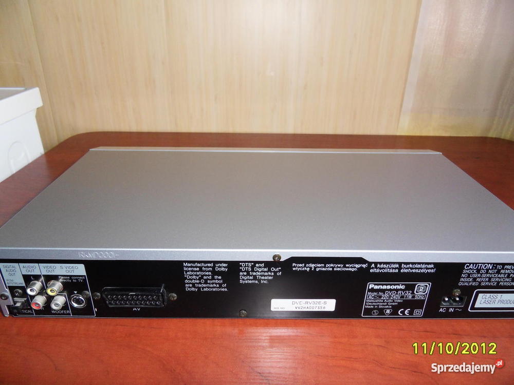 Panasonic DVD CD player RV32 Wrocław