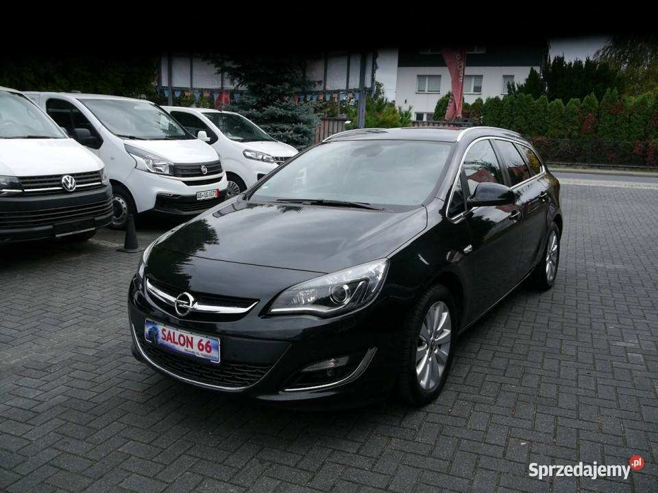 Opel Astra 16 Xenon Navi Skóra Stan b czarny śląskie Częstochowa