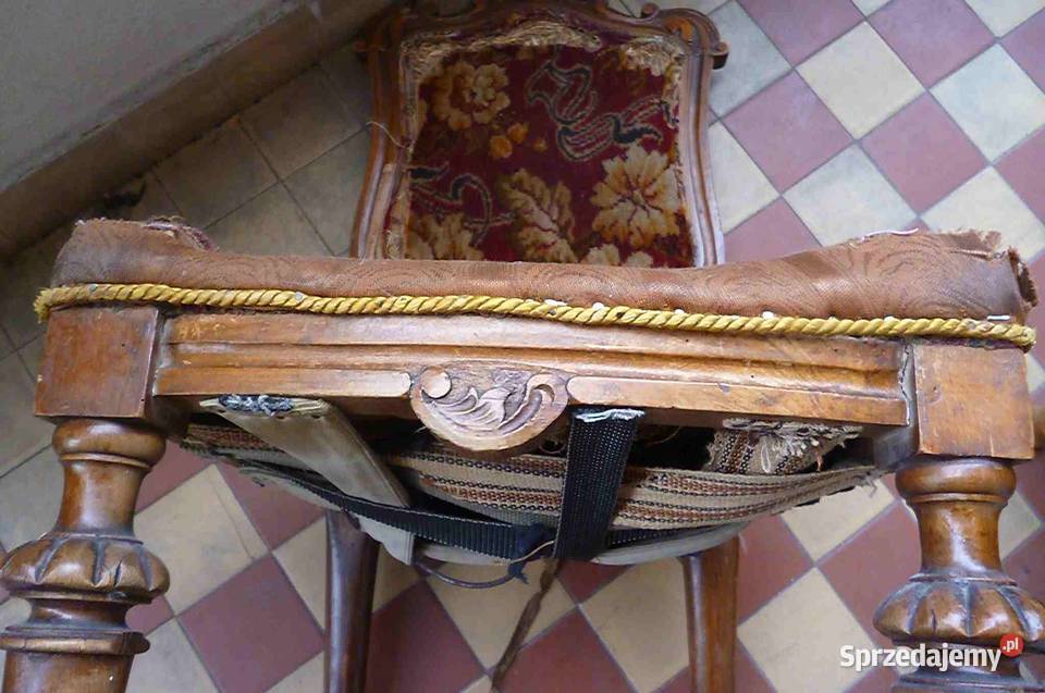 KRZESŁO STARE RZEŻBIONE Kraków sprzedam